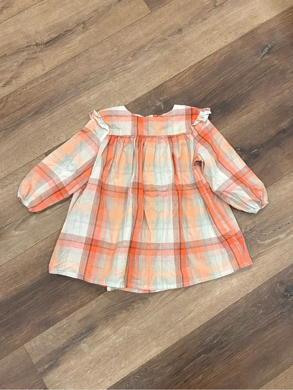 Wrangler Plaid Top Shirt Western Rodeo Cowgirl Pearl Snap Fall Outfit 3T